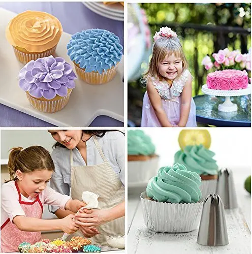 Kingwise new product ideas Baking Tool Set Blue 52 pcs Cake Decorating Kits Cake Turntable Cake Decorating tools