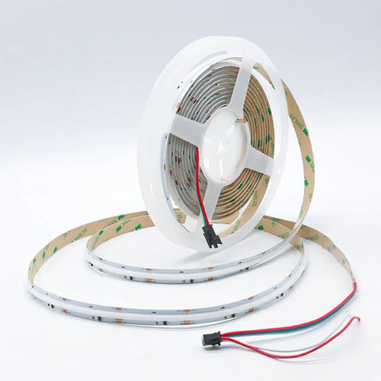 Chasing Google home Alexa APP music voice control individually addressable 720 LEDs 24VDC  RGB COB LED strips for Christmas