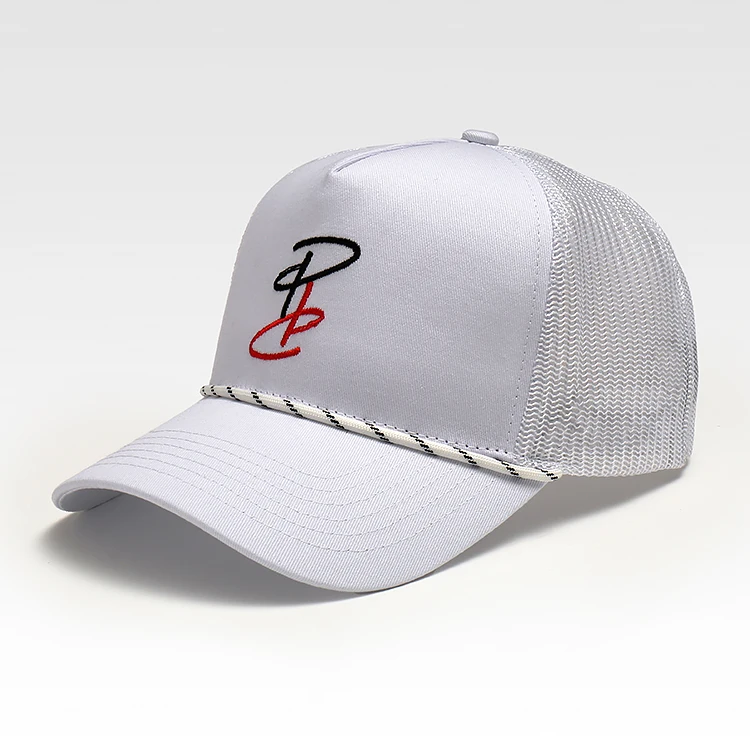 Hot Selling Best Quality Unisex Embroidery Golf Hat Y2K Sporty Style Baseball Hat with Rope Trucker Mesh Hat manufacturers