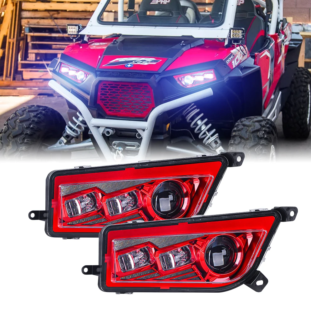 Wholesale Auto Lighting System ATV Led Headlight For Polaris RZR XP 1000 900 Car LED Headlight For Off Road Atv Utv