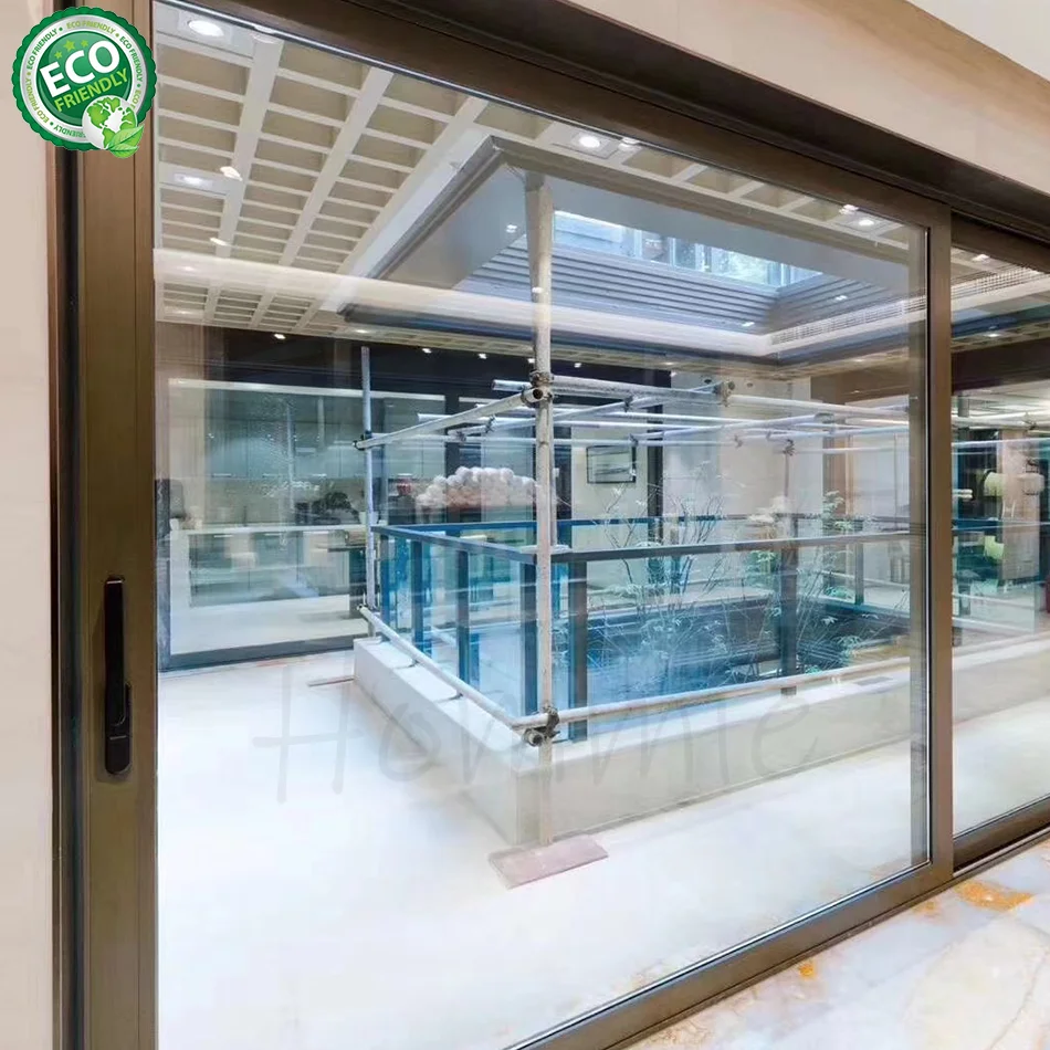 Energy Efficiency Hot Sell Good Price Of Fully Tempered Double Glazing Glass Of Lift Sliding Door