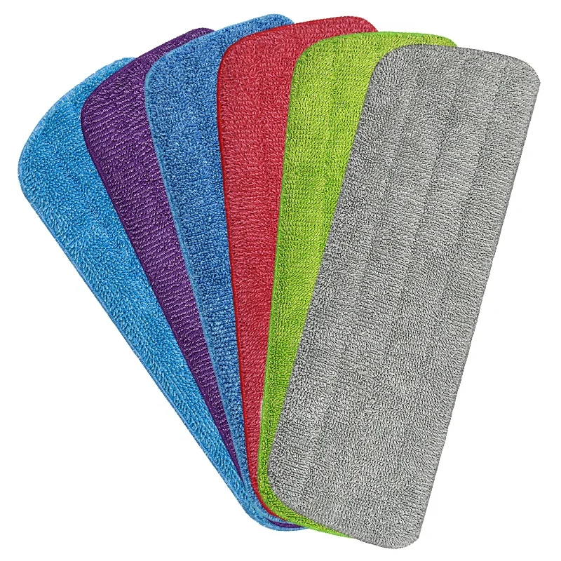 Wet Dry Floor Cleaning Mop Head Compatible with Bona or other Spray Mop Reusable Washable Microfiber Dust Mop Pad