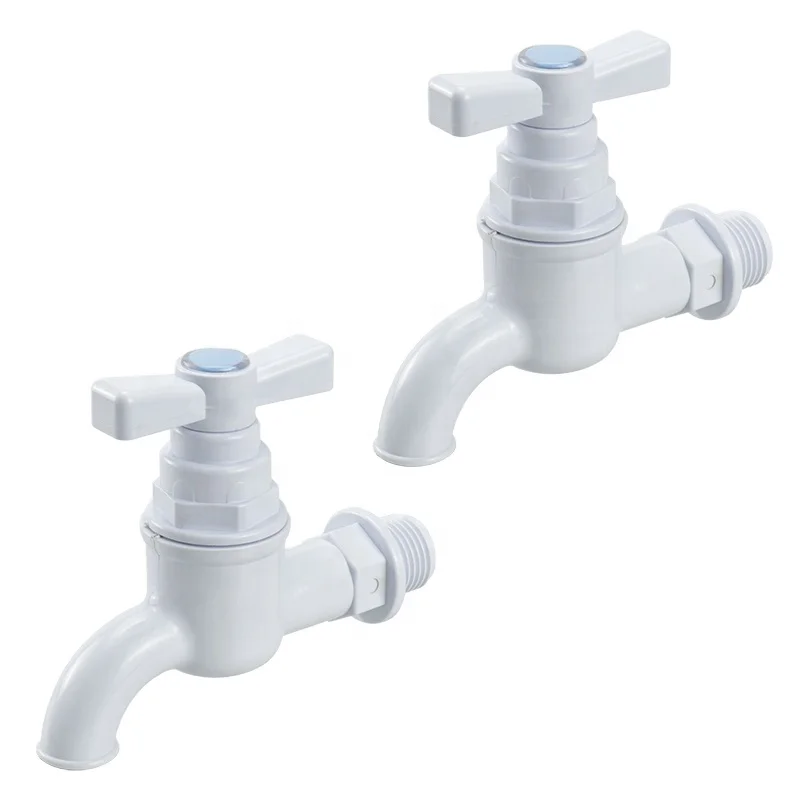 PNTEK Quick Open Plastic Garden Water Taps Abs PVC PP Bath Shower Basin Faucet for Laundry
