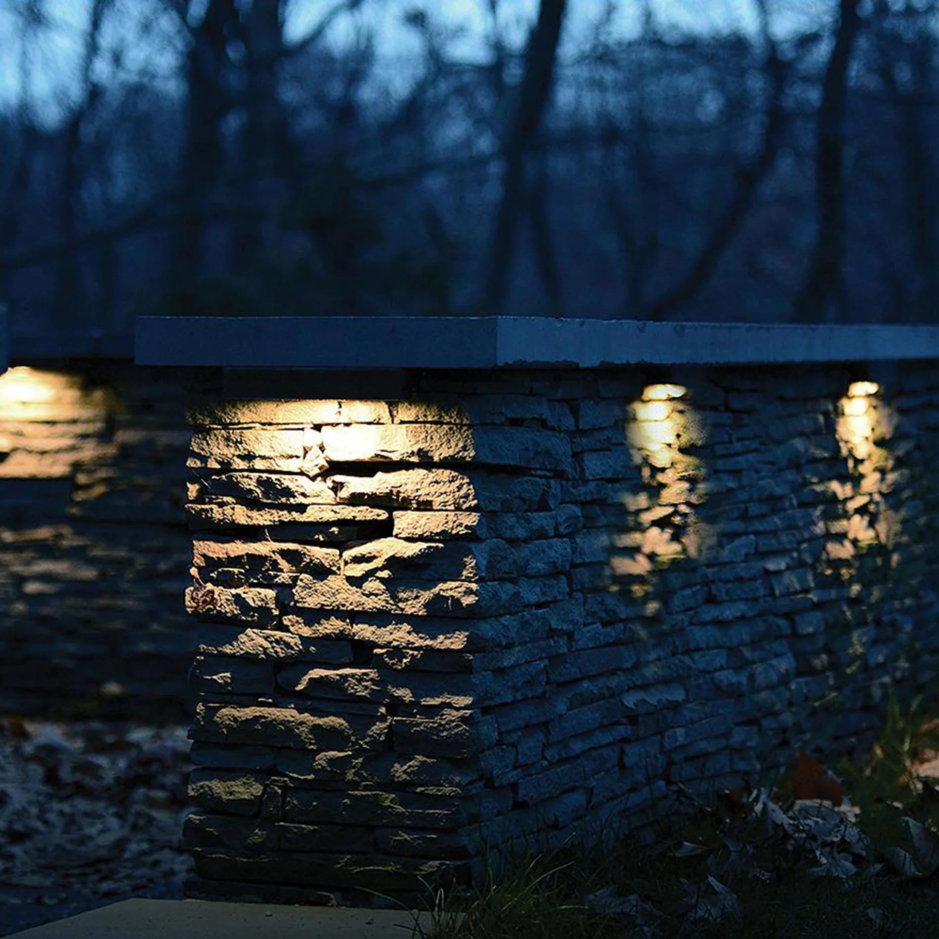 LT TECH Landscape Lighting 4W Hardscape Light Built-in LED Brass Fixtures For Low Voltage Outdoor Garden LED Lights