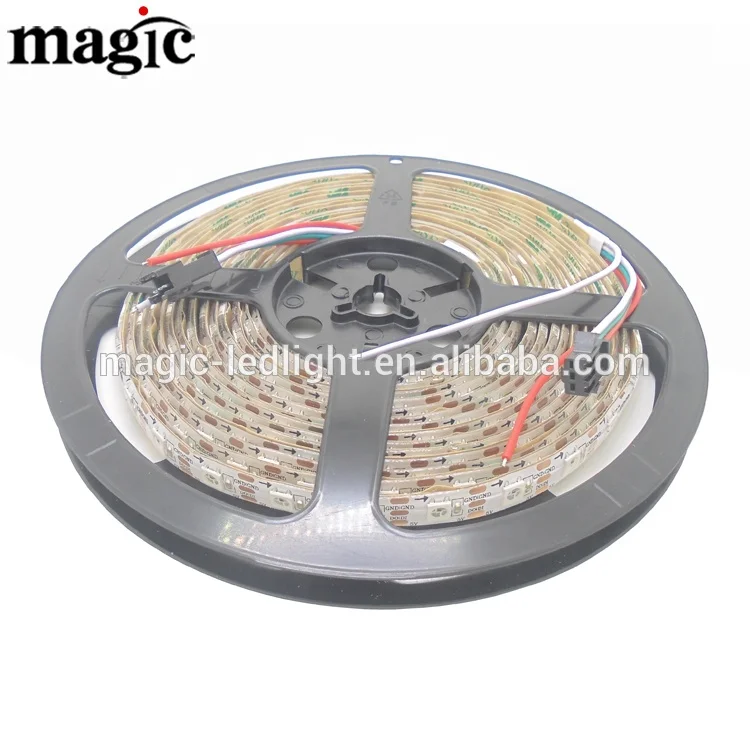 Силиконовая клейкая крышка ws2812B IP65 60 светодиодов на метр RGB SK6812 ws2812 полоса