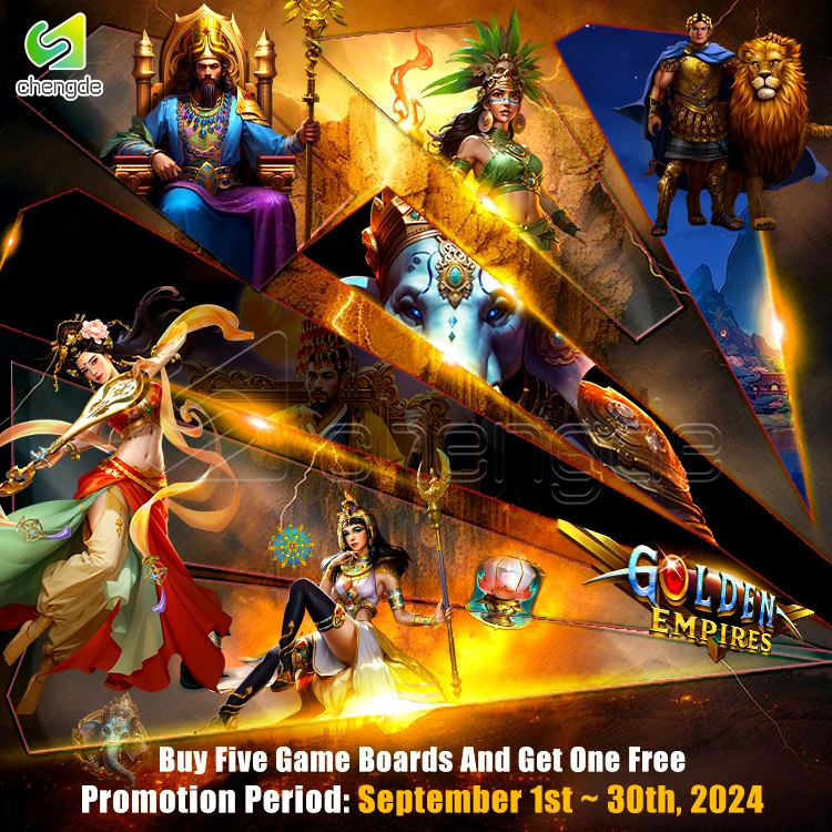 Indoor Coin Operated Games Lost Treasures Golden Empires 6 In 1 Vegas Style Diamond Game Board Optional Fusion Skill Game