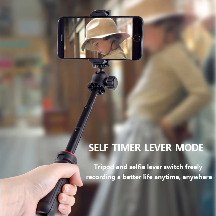 Mini Portable Tripod Handheld Selfie Rod Multifunctional Desktop Tripod