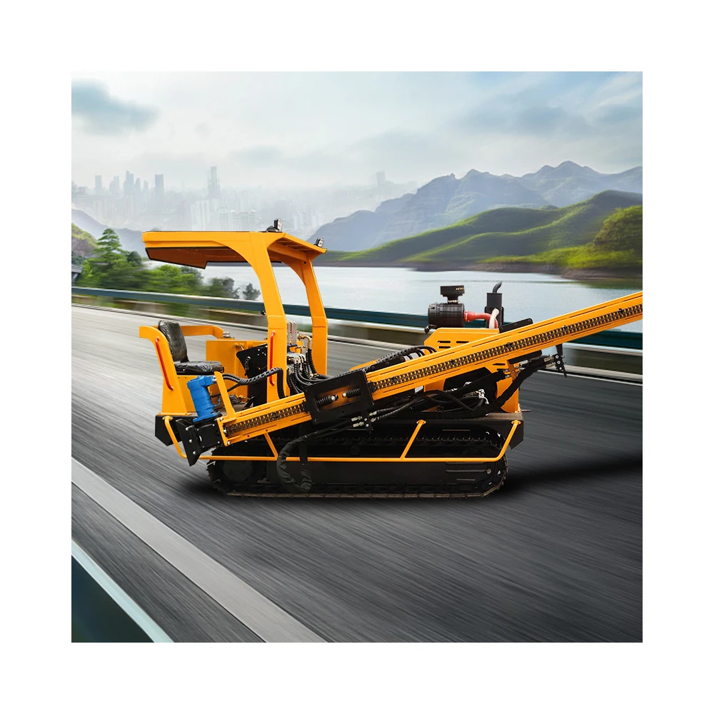 Hot Selling Multifunction Small Crawler Pile Driver High Efficiency Solar Power Diesel Engine