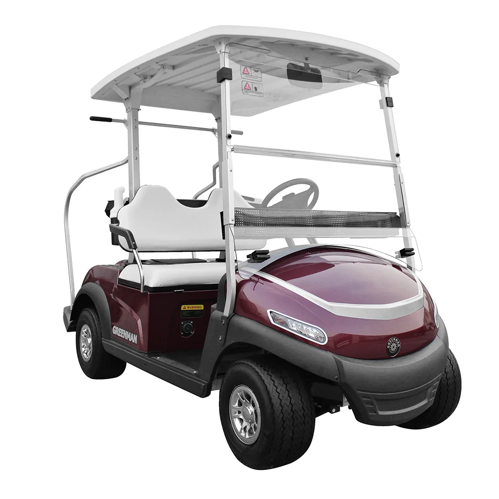 Lifetime warranty Frame solar golf cart with customized solar system and lithium battery golf cart 2 seater hot sale in US