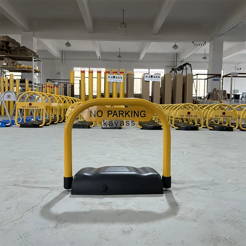 Factory Outlet Intelegent Yellow Electric Personal lockable Automatic Blue tooth Mobile Phone Control Car Barrier Parking Lock