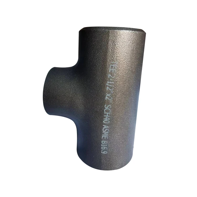 Hot Sale Custom Stainless/carbon steel 304 316 Weld reducing seamless tee