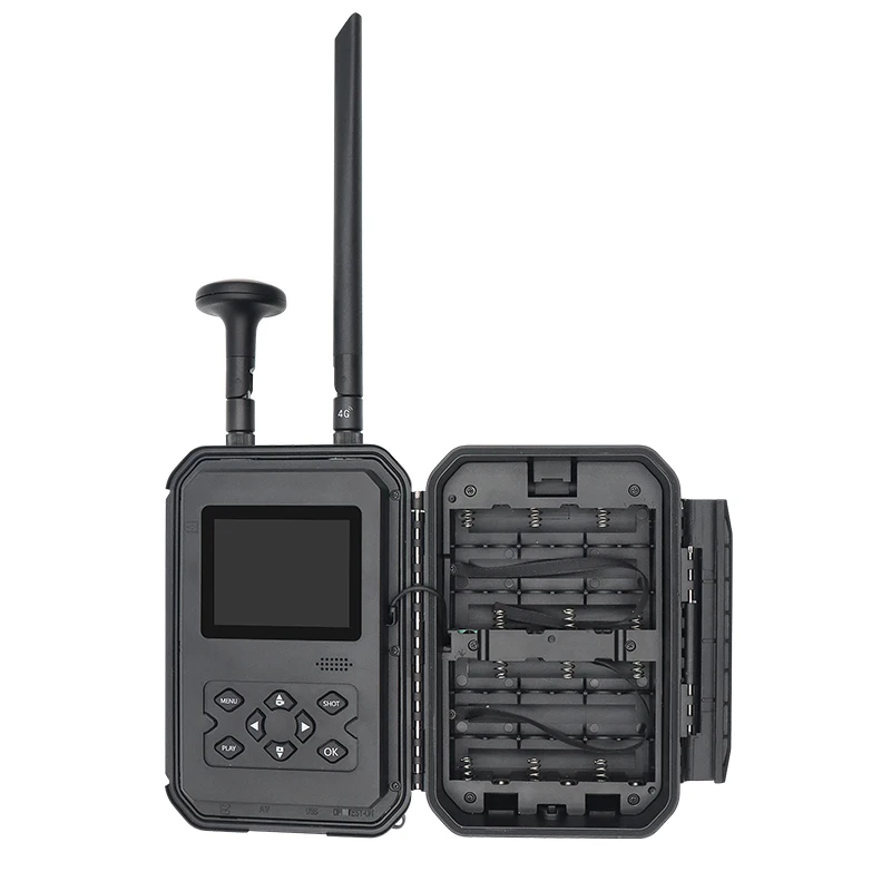 4G Trail Hunting Camera Wildlife Trail Camera Wireless IP66 Waterproof Solar with GPS&APP Cloud Live Video 512GB SD Card Ltd.