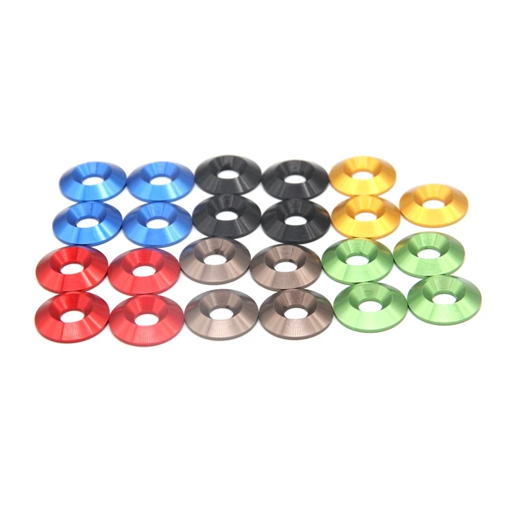 Fastener Manufacture custom black plain flat washer Stainless steel with silicone nylon plastic rubber washer
