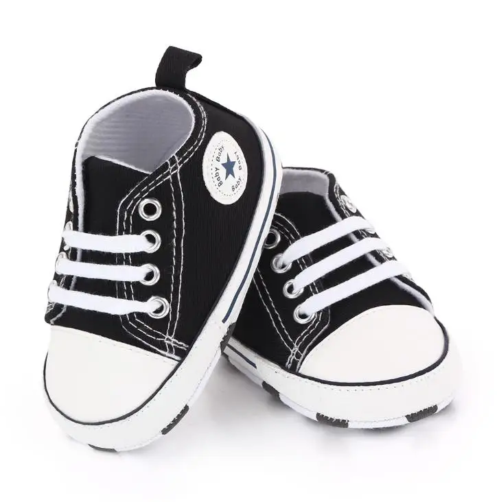 
2021 fashion comfortable canvas soft sole baby shoes boots cute slip-on soft flat toddler shoes 