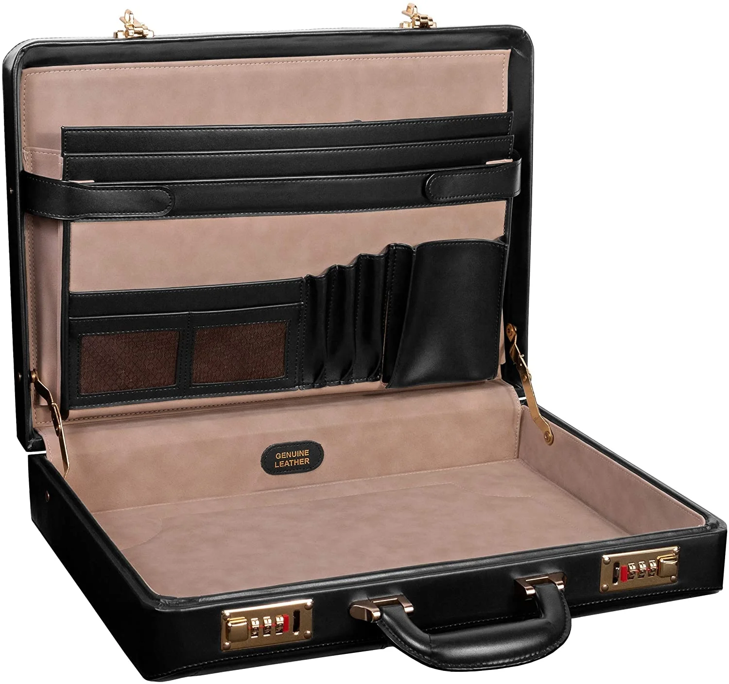 Glary Classic design business and lawyers leather briefcase attache case with grest price