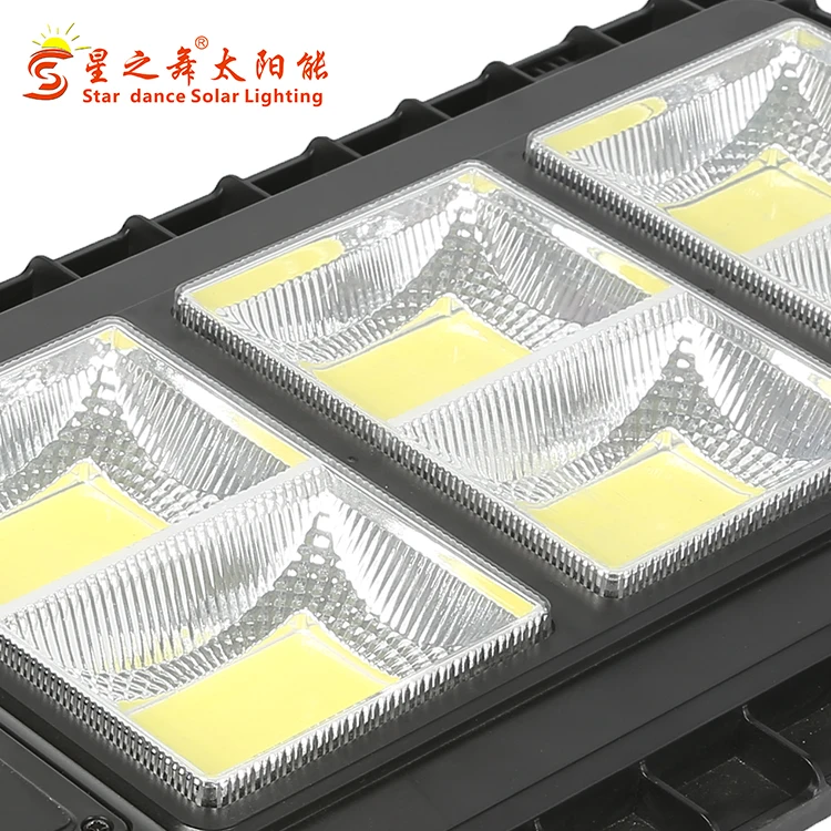  Интегрированный водонепроницаемый уличный светодиодный солнечный садовый светильник с датчиком движения ABS Ip66 30 Вт 60 90 120