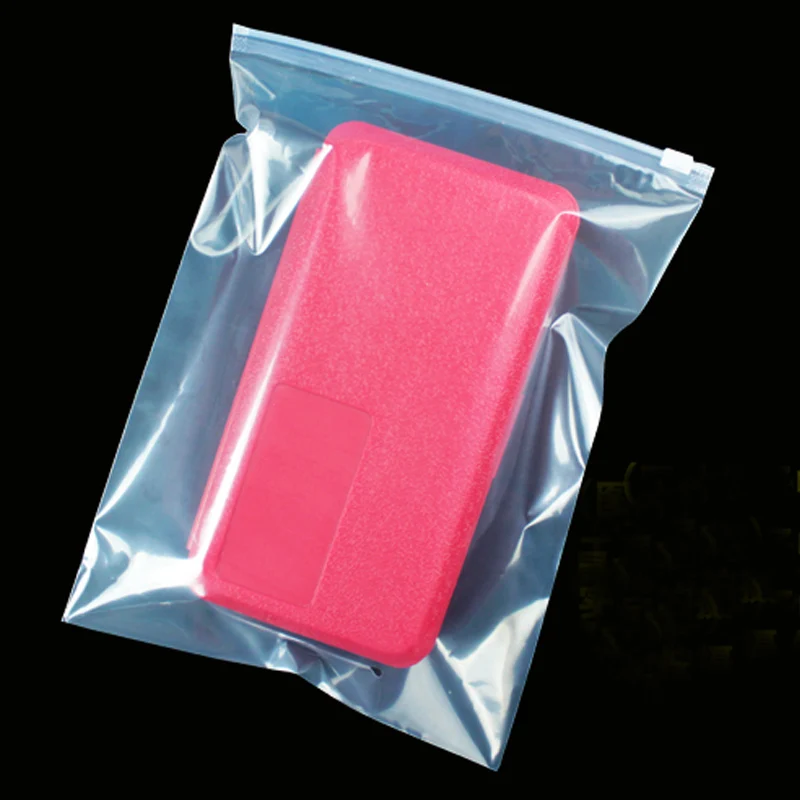 factory price wholesale slider zipper bag custom logo printed zipper bag for clothing