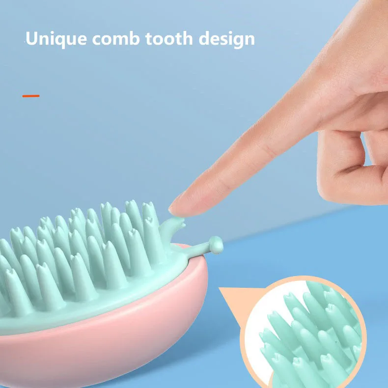 2024 New Pet brush 2-in-1 bath brush for easy cleaning Tpr Brush Pet massage multi-functional bath cleaning