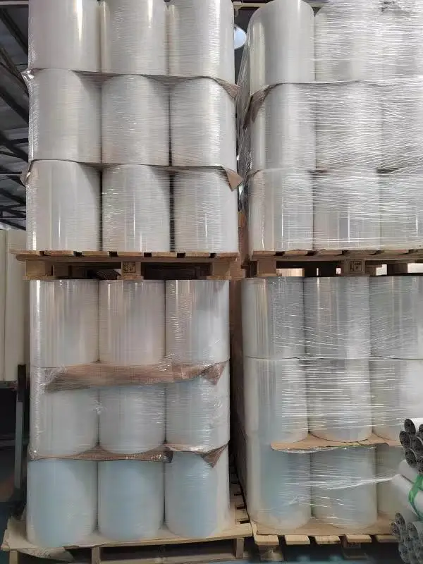 Заводская цена литой Lldpe термоусадочная пленка прозрачный поддон стрейч