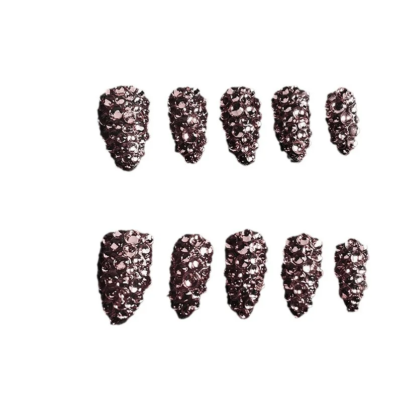 Hot-selling European and American hot-selling all-diamond almond armour pure hand-worn armour tablets