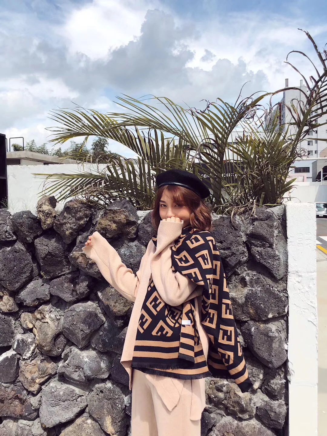 
new korean cashmere print plain scarf warm scarf women wool shawl foulard hijab women scarf shawl 