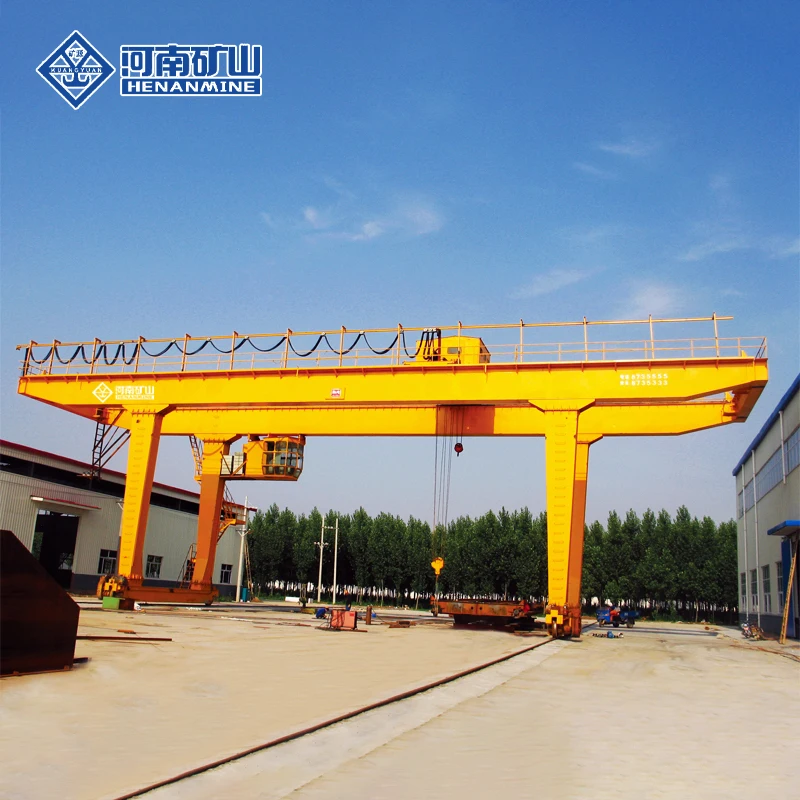 60 ton double girder gantry crane with China factory price