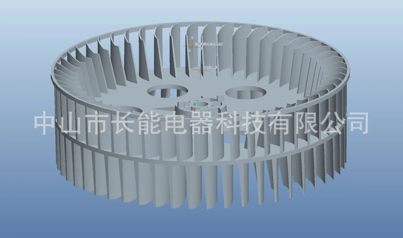Forward leaning-double air inlet-plastic volute with fan plastic