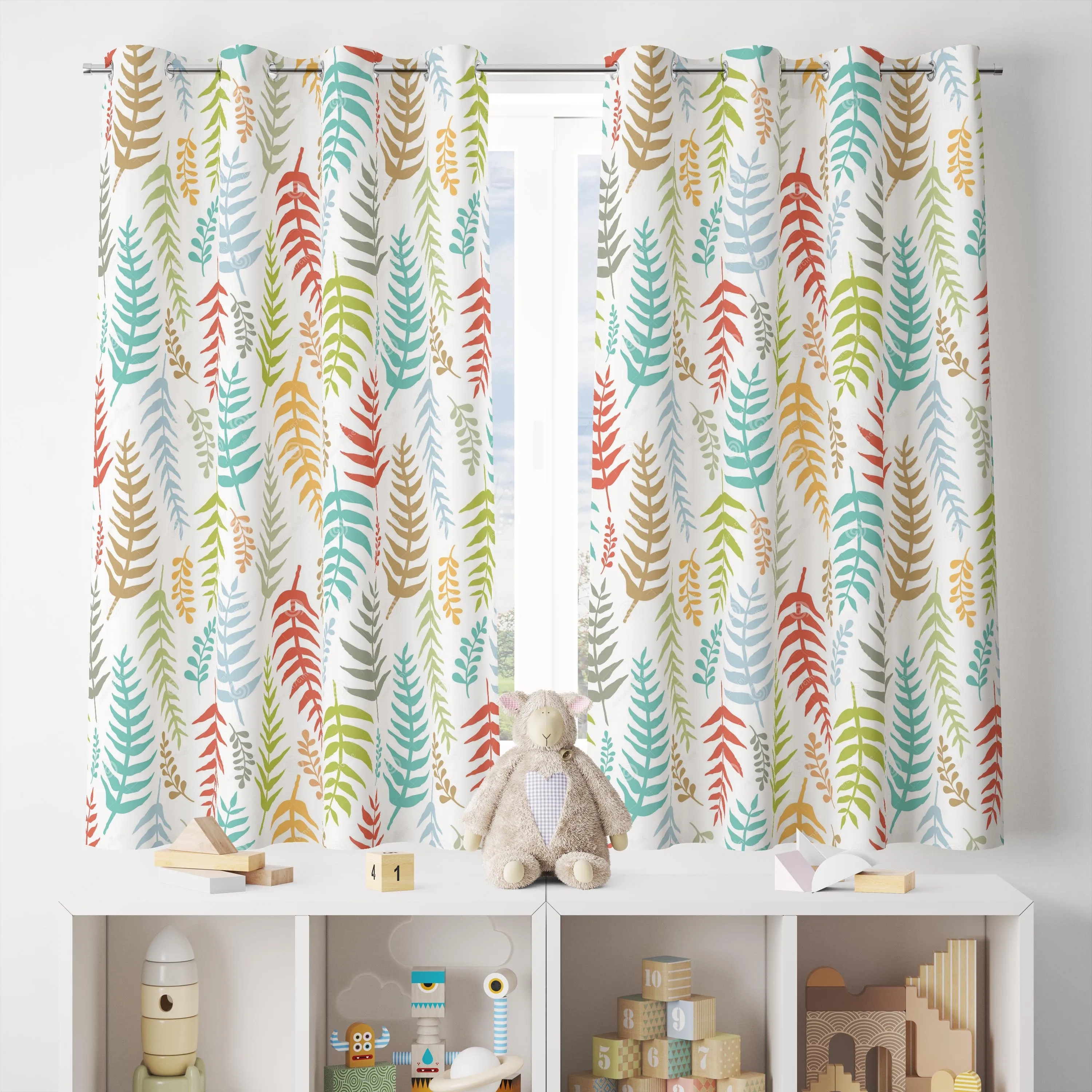 High Blackout Opaque Kitchen Curtain With Thermal Insulation For Window Wholesale