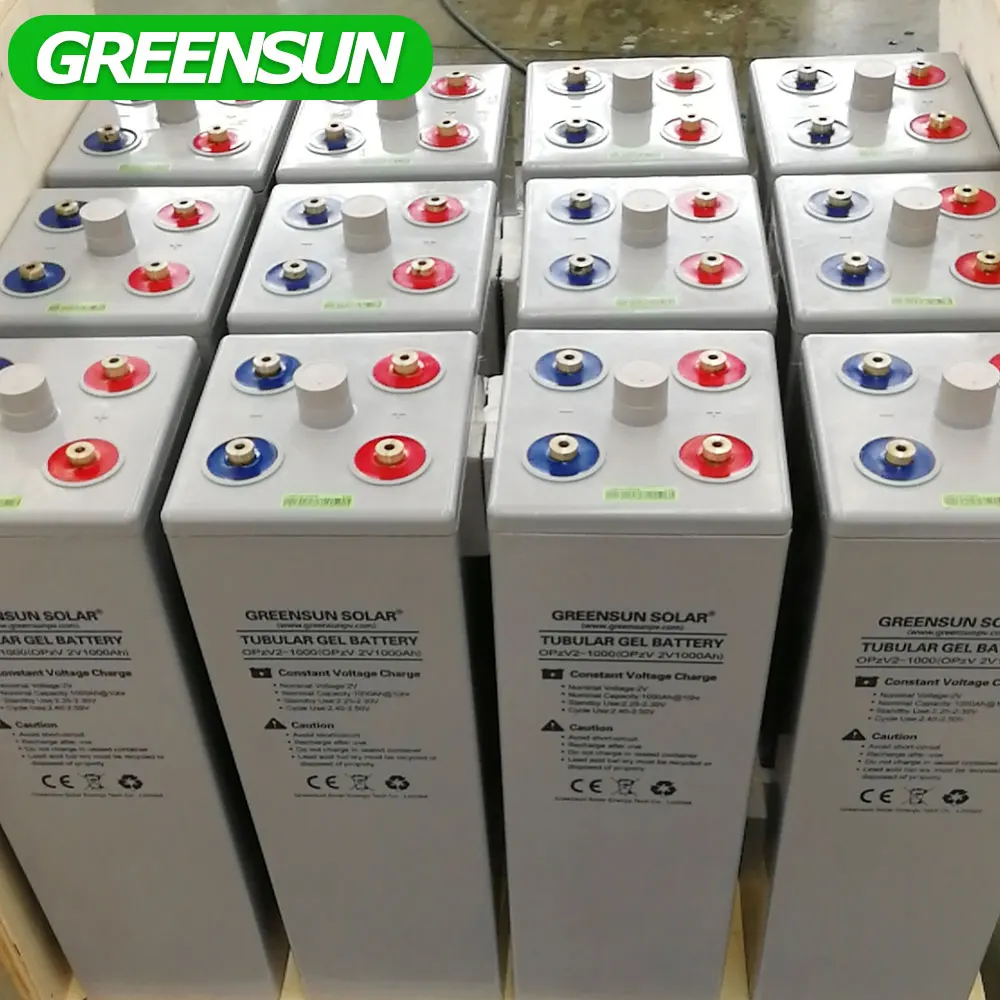 Cheap Price OPZV 2v 200-3000ah Storage Battery Solar Battery Tubular Plate Gel Battery for Solar System