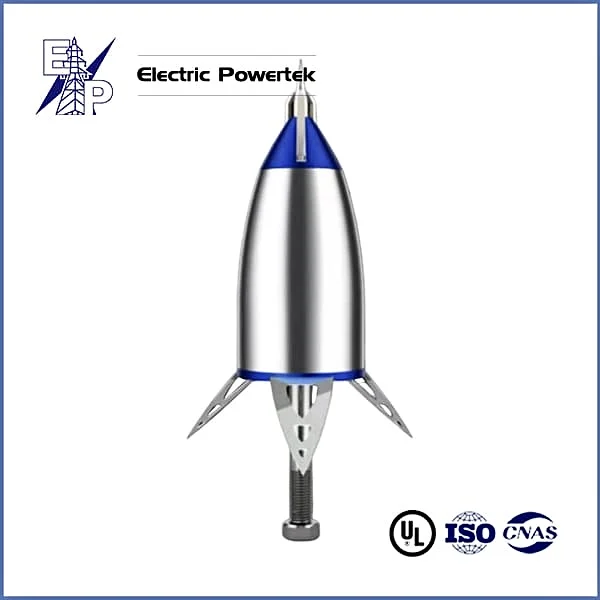 Steel Stainless Lightning Protection System Various Types of Ese Lightning Arrester / Ese Lightning Rod