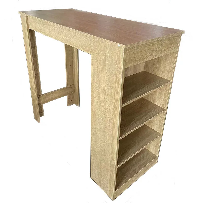 Wholesale Bar Convertible Tables Storage Wooden High Bar Table for Home Bar Counter