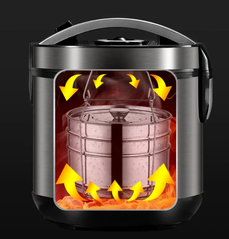 Аксессуары для скороварки Easy Carry, для кастрюли, из нержавеющей стали, Штабелируемый Пароварка, вставка, кастрюля с ремнем