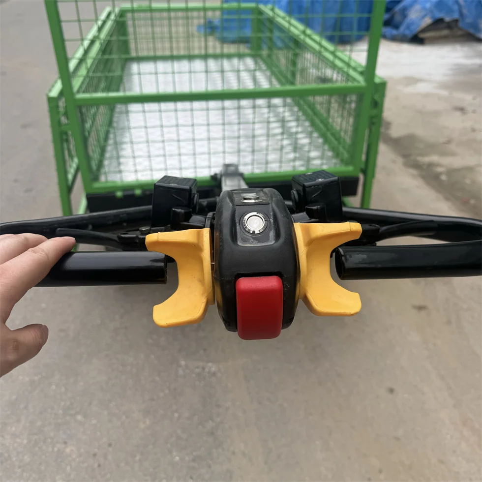 Electric Goods Transport Trolley For Construction Site Farm Materials Transport Electric Wheelbarrow Wholesale Wheel Heavy