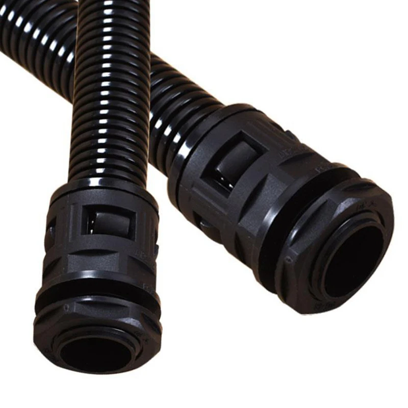 High Temperature Resistance Corrugated Conduit Metal coated Pe  polyethylene Electric Wire Cable Conduit Whole Roll Threading