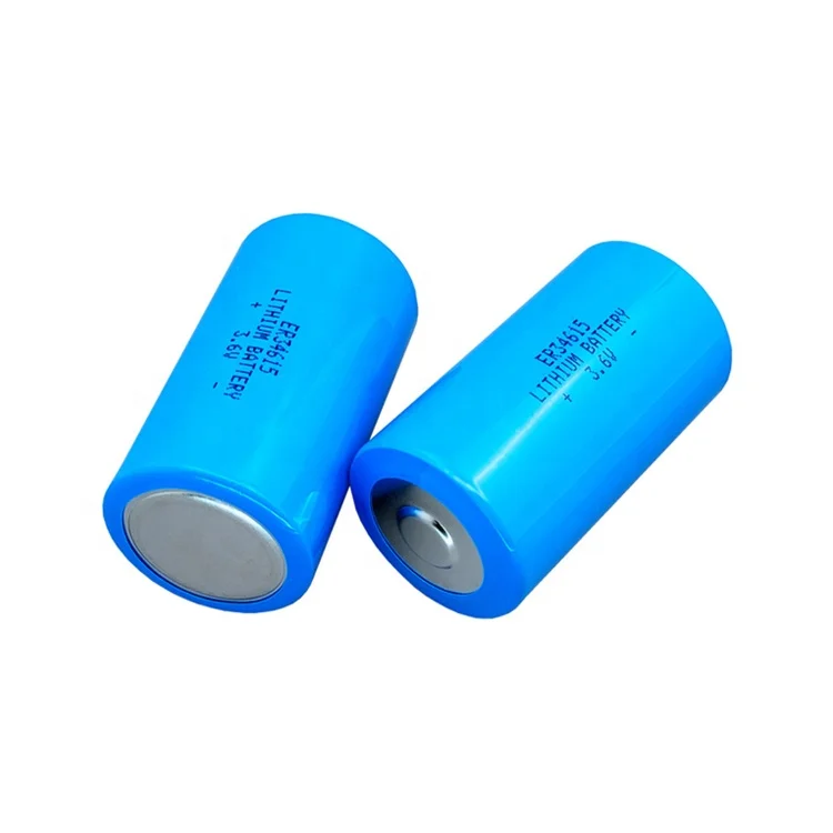 Factory supply d batterias 19000mah 3.6v lithium cell er34615 lisocl2 battery