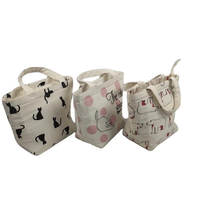 
Ланч-бокс для взрослых, изолированная сумка для ланча, холщовая маленькая сумка-тоут для мужчин и женщин 