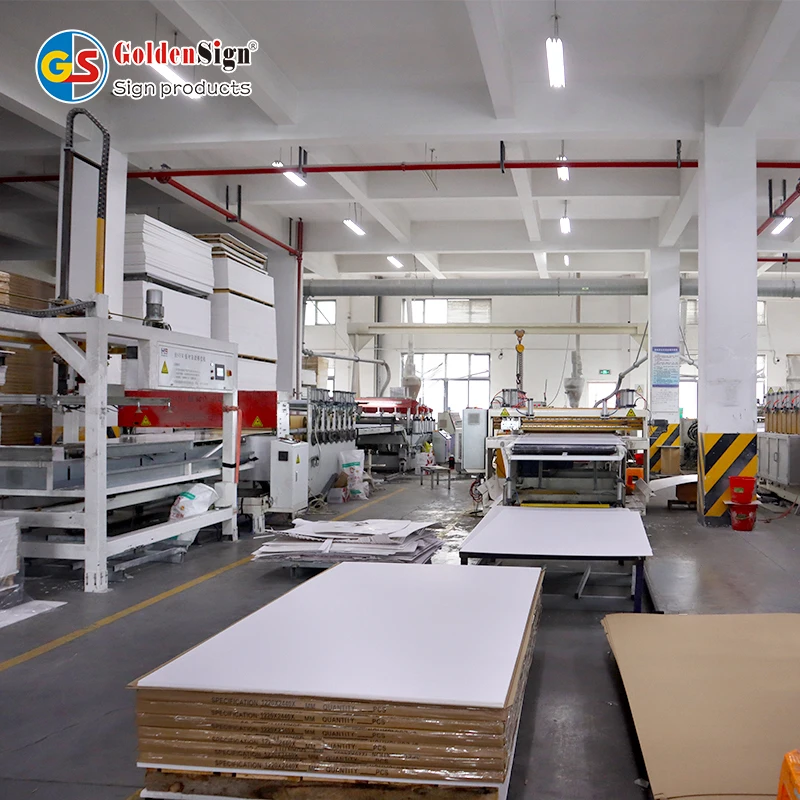Goldensign 18mm PVC Foam Board new material plastic PVC foam sheet