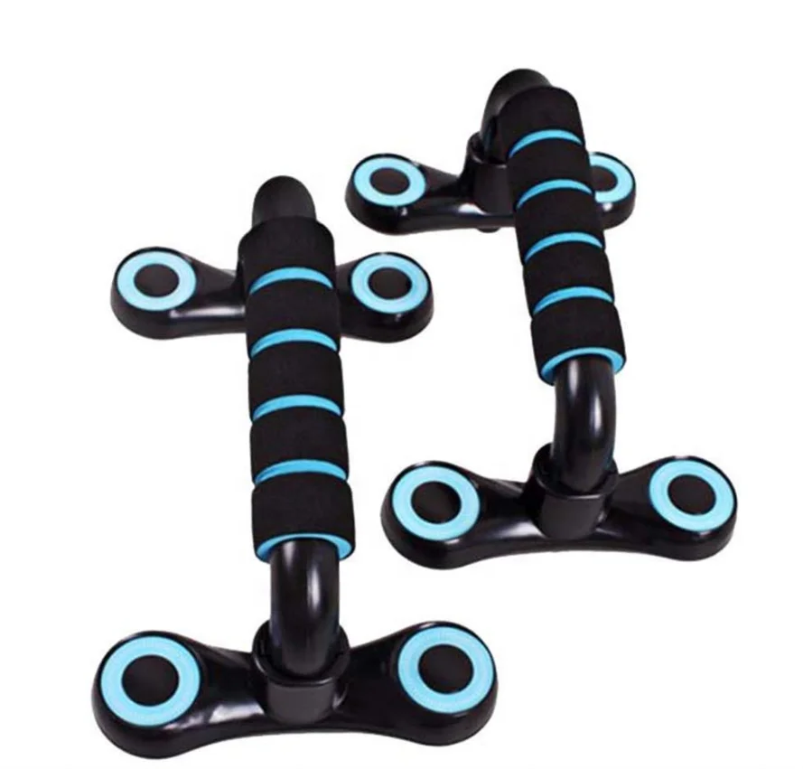 
Fitness Equipment Push Up Bars Stand with Foam Grip Handle for Chest Press, H-Shaped Pushup Bracket 