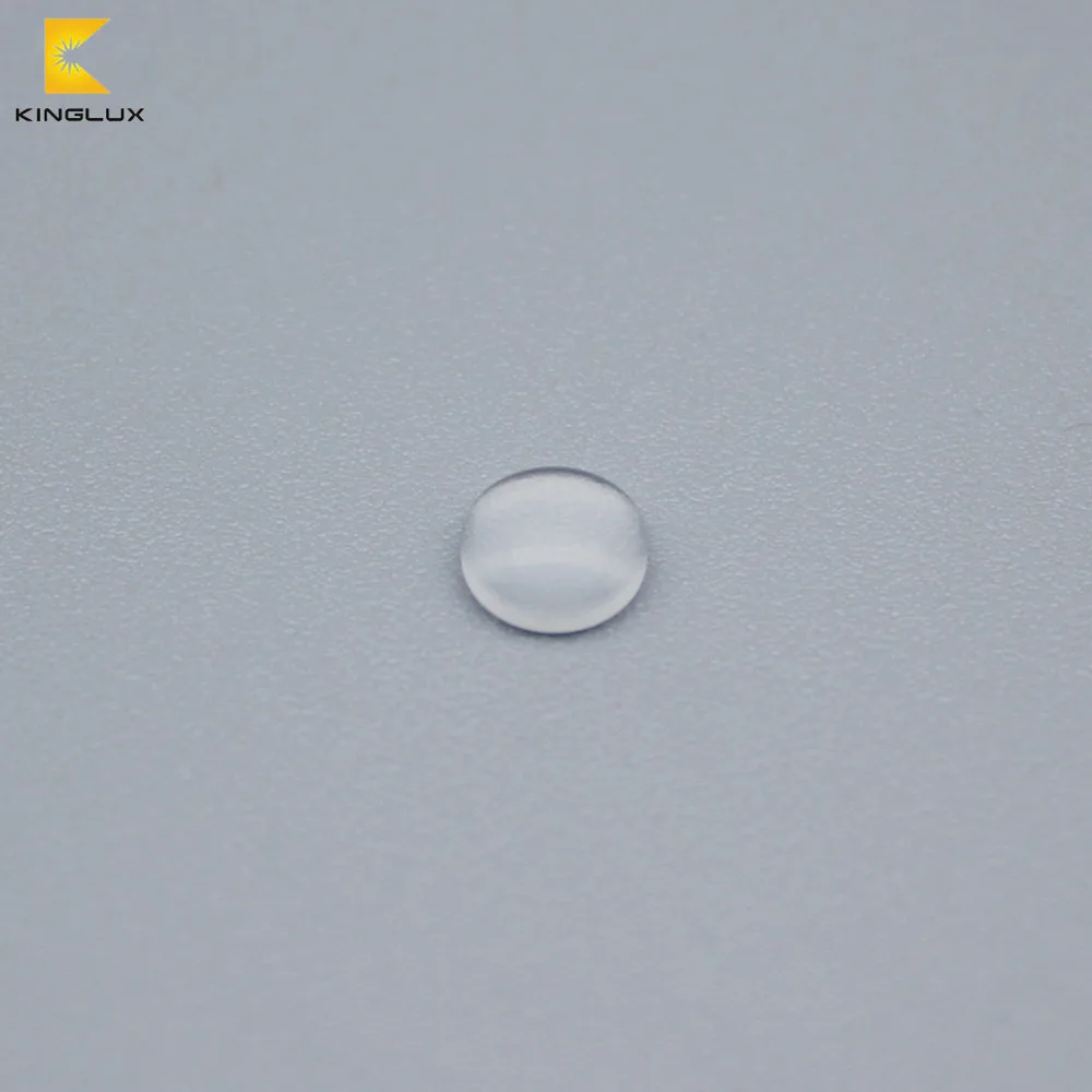 glass fused silica quartz glass UV led plano convex lens 6mm