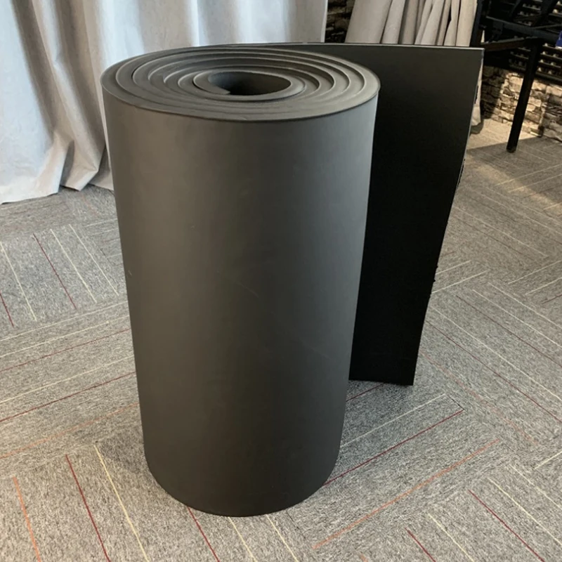 Best selling hot rubber foam rubber foam insulation air duct roll Soundproofing Rubber Foam