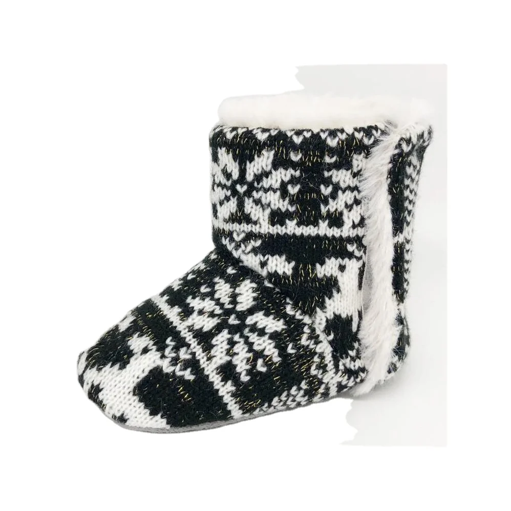 Hot selling good quality winter plush warm snowboots for kids