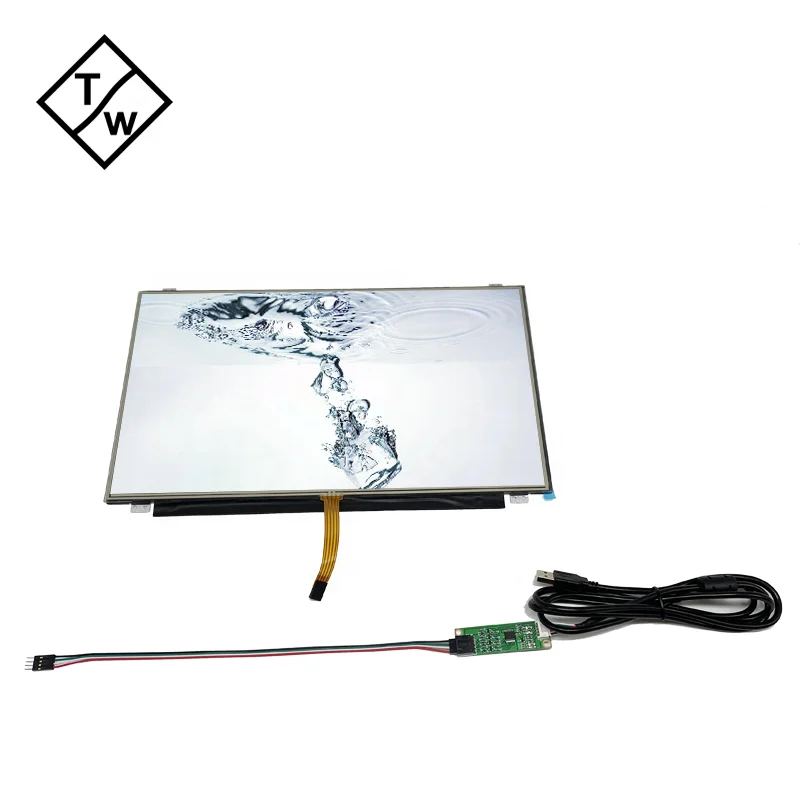Full HD 1080P Resistive Touch Screen SKD Monitor 15.6' No Frame
