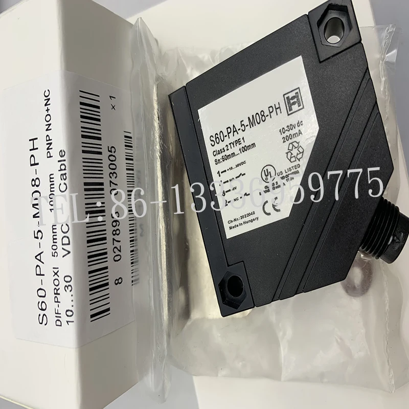 S60-PA-5-M08-PH S60-PA-5-M08-NH New Sensor Diffuse Reflective Photoelectric Switch Available from Stock