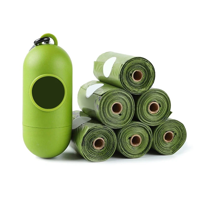 2023 Amazon-Best Selling Plastic Capsule Shape Dog Waste Bags With Clip