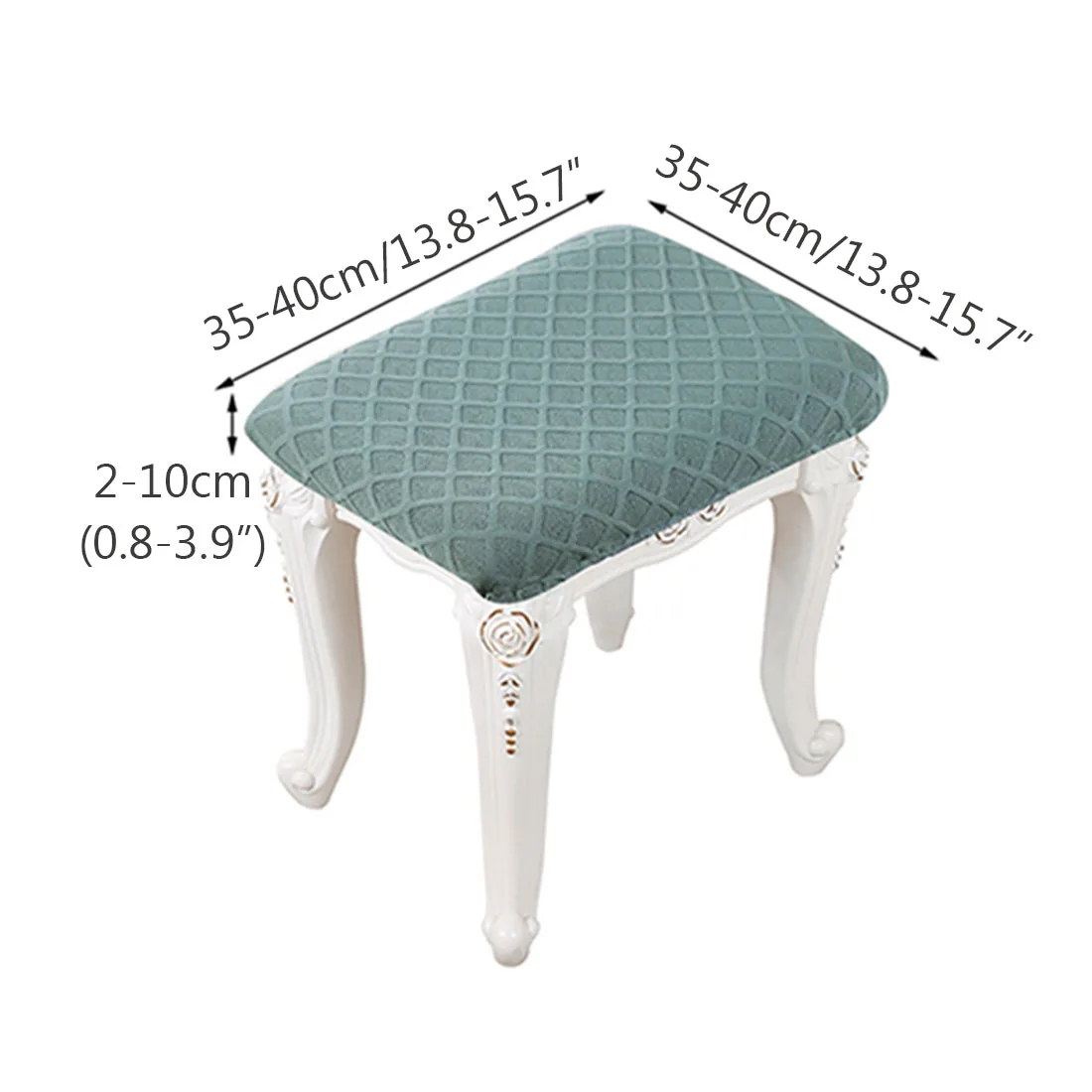 High Quality Modern Square Footstool Chair Bar Stool Ottoman Covers For Kids