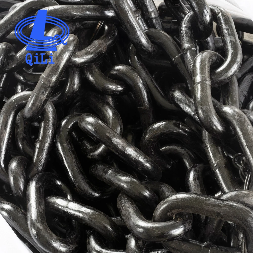 High quality grade 80 EN818-2 black color lifting chain