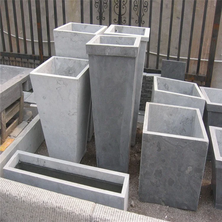 Decoration stone flower pot garden stone planter pots