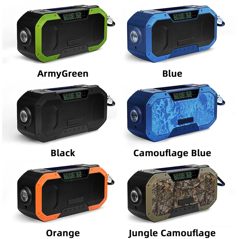 DF580  KAYINOW All weather home radio Outdoor  Speaker new product multifunction radio speaker with bicycle light