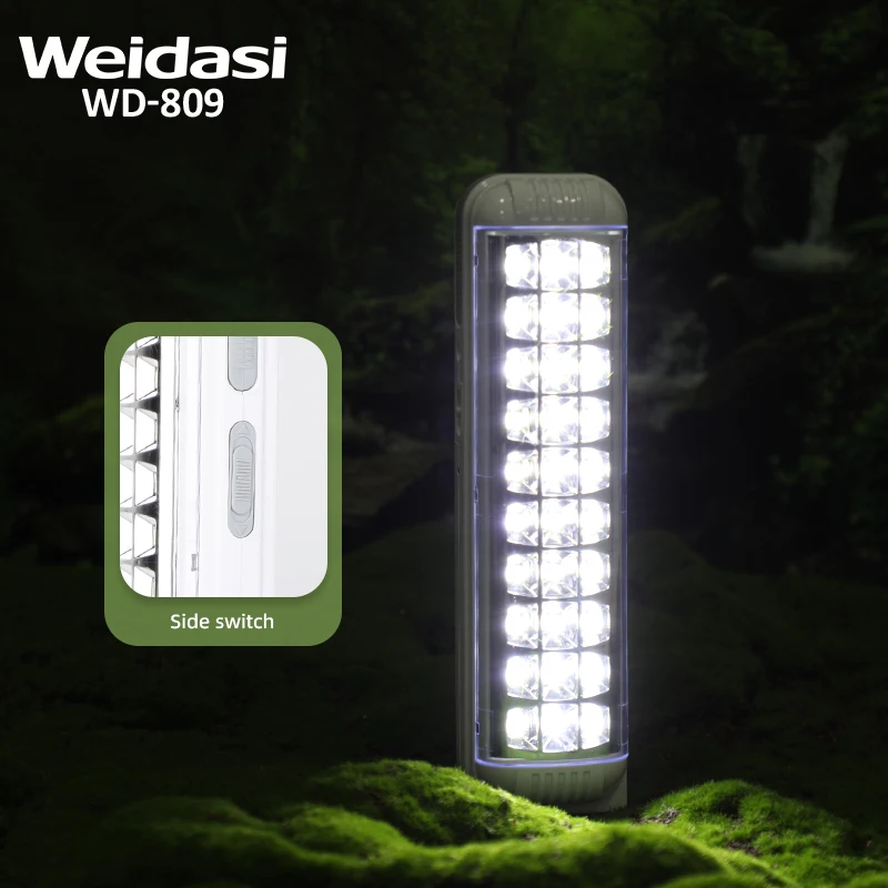Outdoor Abs 30 smd Emergency Light Ipx4 Daily Waterproof Built-In 989b*1 Battery Rechargeable  Energy Emergency Lamp