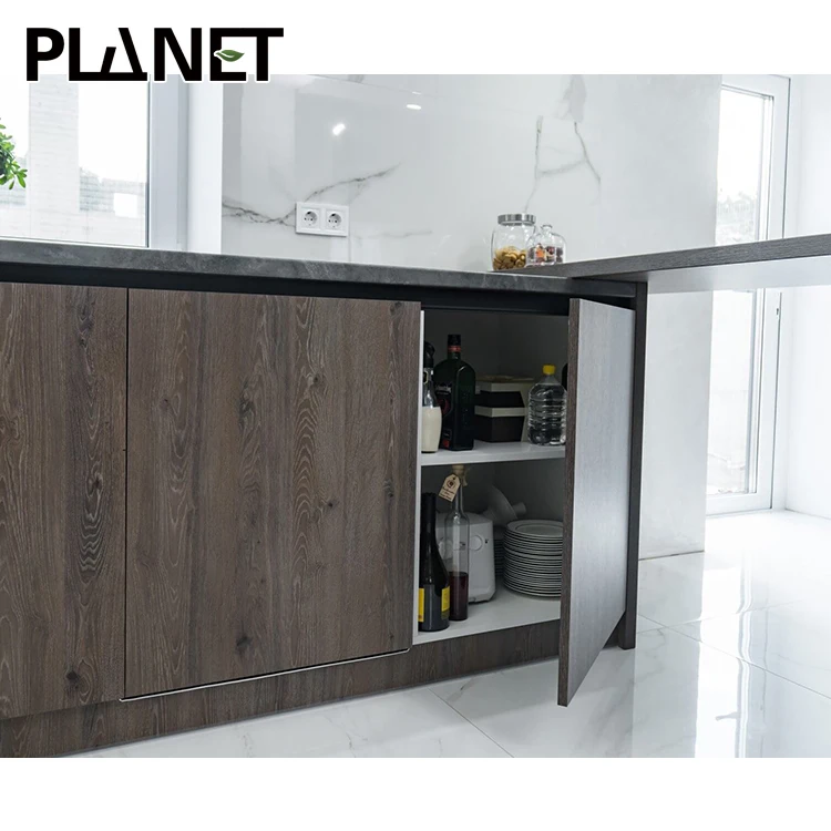 Year-end Promotion Japanese Detached Kitchen Cabinet Solid Teak Wood Kitchen Counter Cabinet Made in China